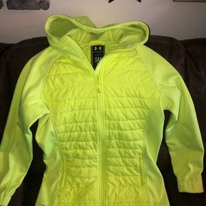 Neon Yellow Under Armour Jacket